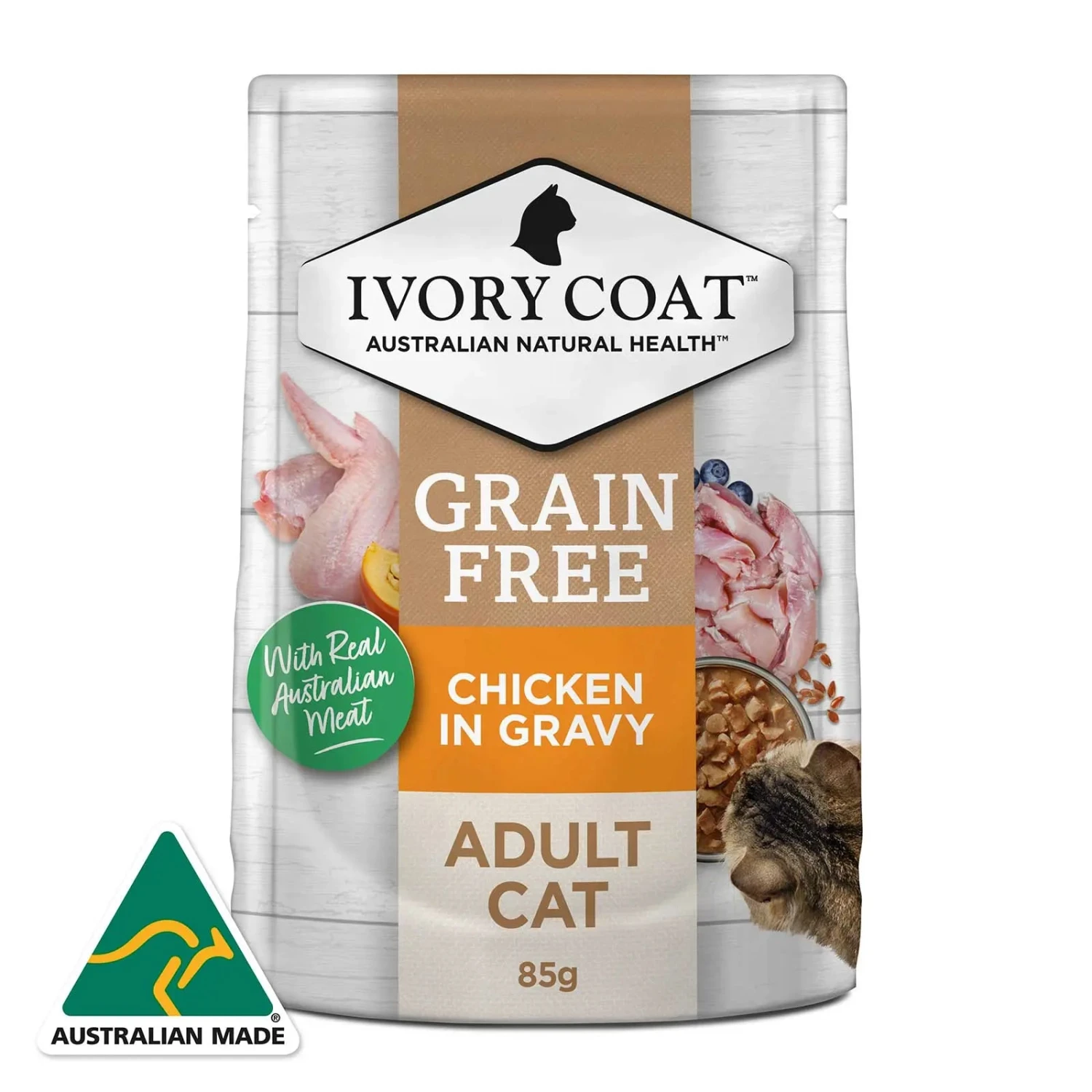 Ivory Coat Cat Food Pouch Adult Chicken In Gravy 12 Ivory Coat Cat Food Pouch Adult Chicken In Gravy - Image 10