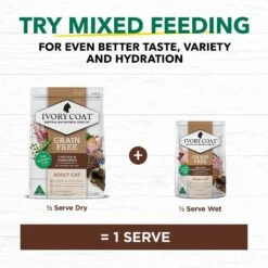 Ivory Coat Cat Food Pouch Adult Chicken & Kangaroo In Gravy -Pet Supplies Sales ivory coat cat food pouch adult chicken kangaroo in gravykellyville pets 734158