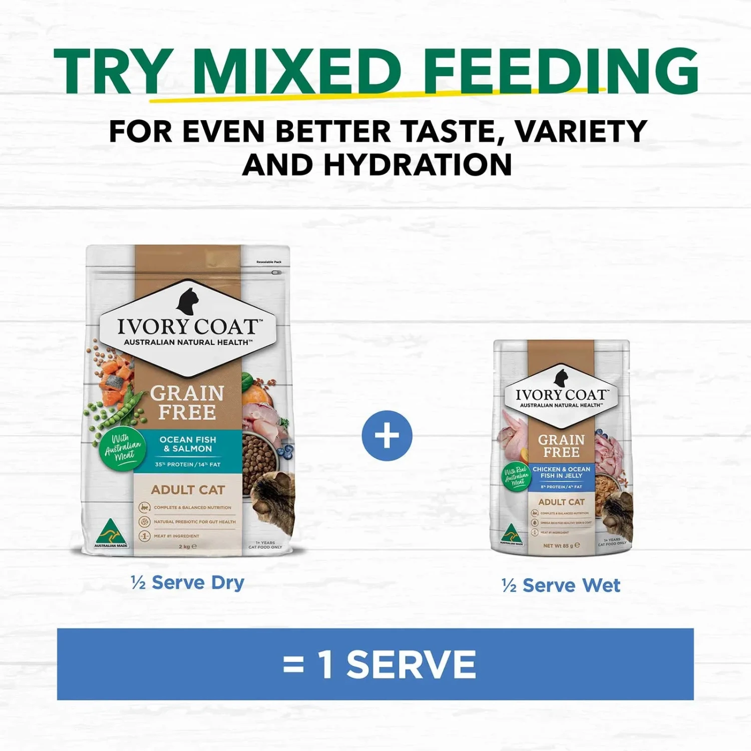 Ivory Coat Cat Food Pouch Adult Chicken & Ocean Fish In Jelly 10 Ivory Coat Cat Food Pouch Adult Chicken & Ocean Fish In Jelly - Image 8