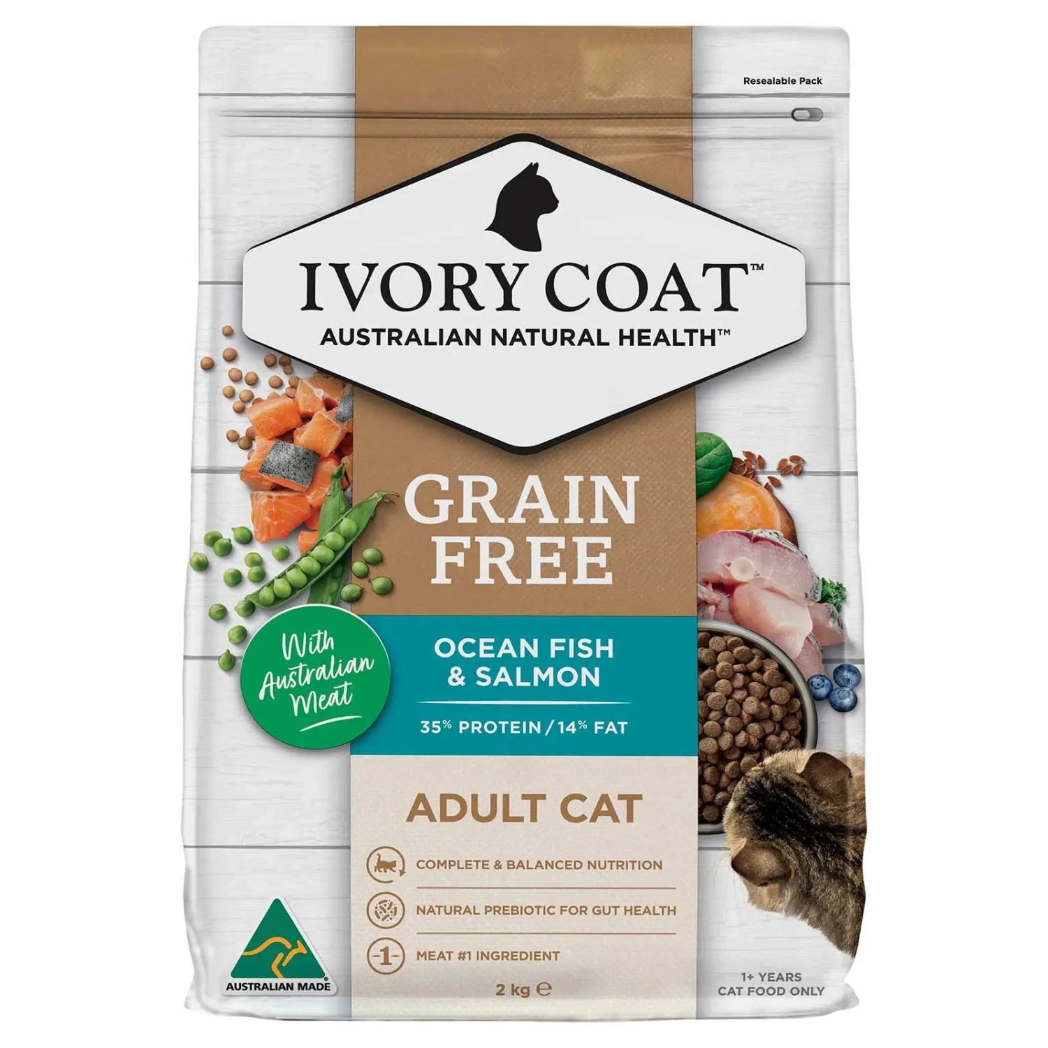 Ivory Coat Grain Free Cat Food Adult Ocean Fish & Salmon 3 Ivory Coat Grain Free Cat Food Adult Ocean Fish & Salmon