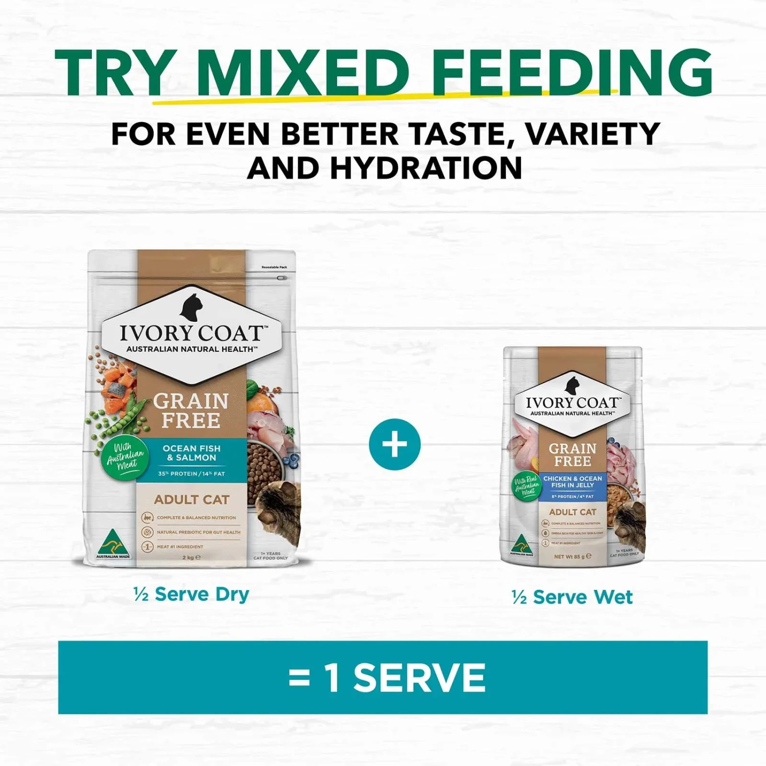 Ivory Coat Grain Free Cat Food Adult Ocean Fish & Salmon 12 Ivory Coat Grain Free Cat Food Adult Ocean Fish & Salmon - Image 10