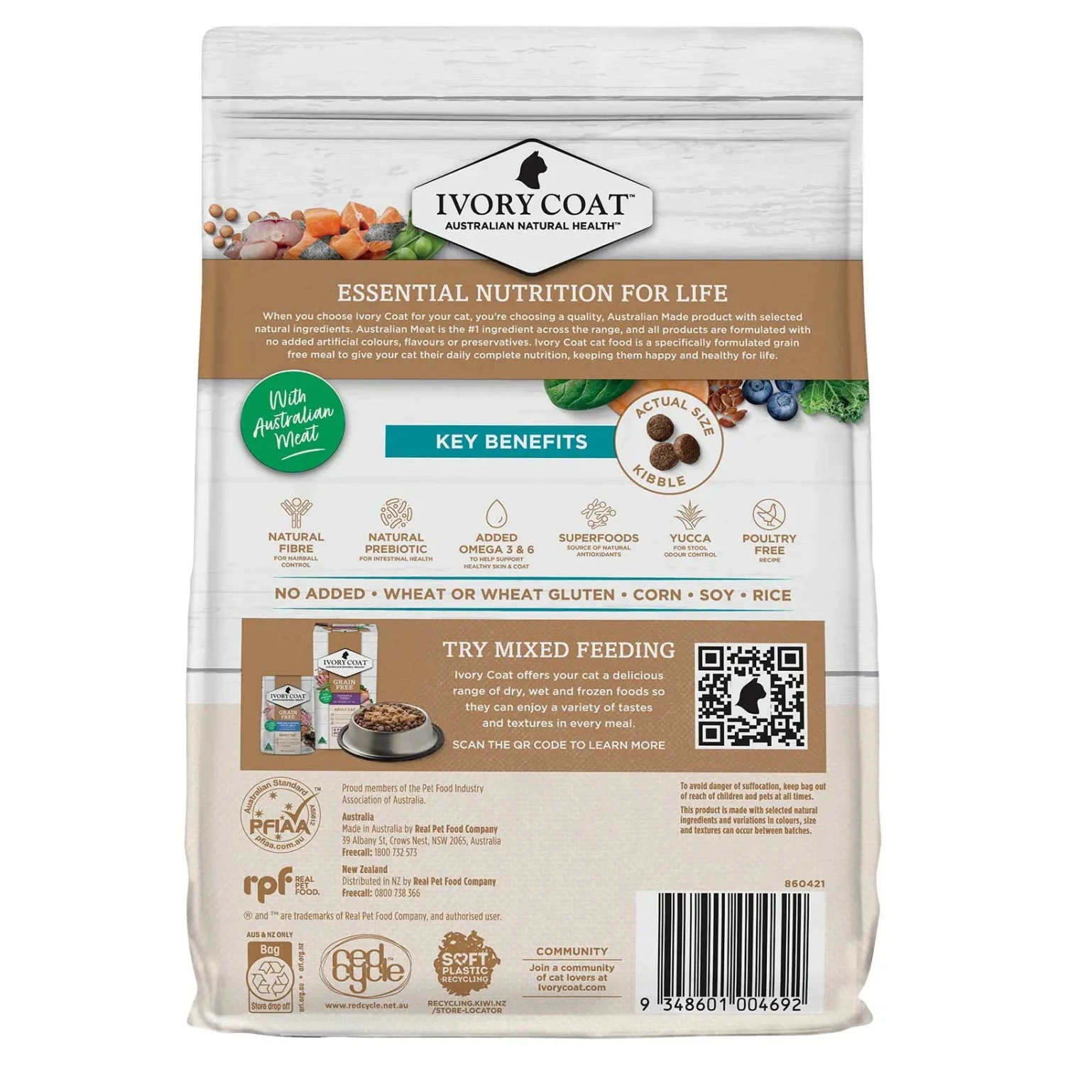 Ivory Coat Grain Free Cat Food Adult Ocean Fish & Salmon 4 Ivory Coat Grain Free Cat Food Adult Ocean Fish & Salmon - Image 2