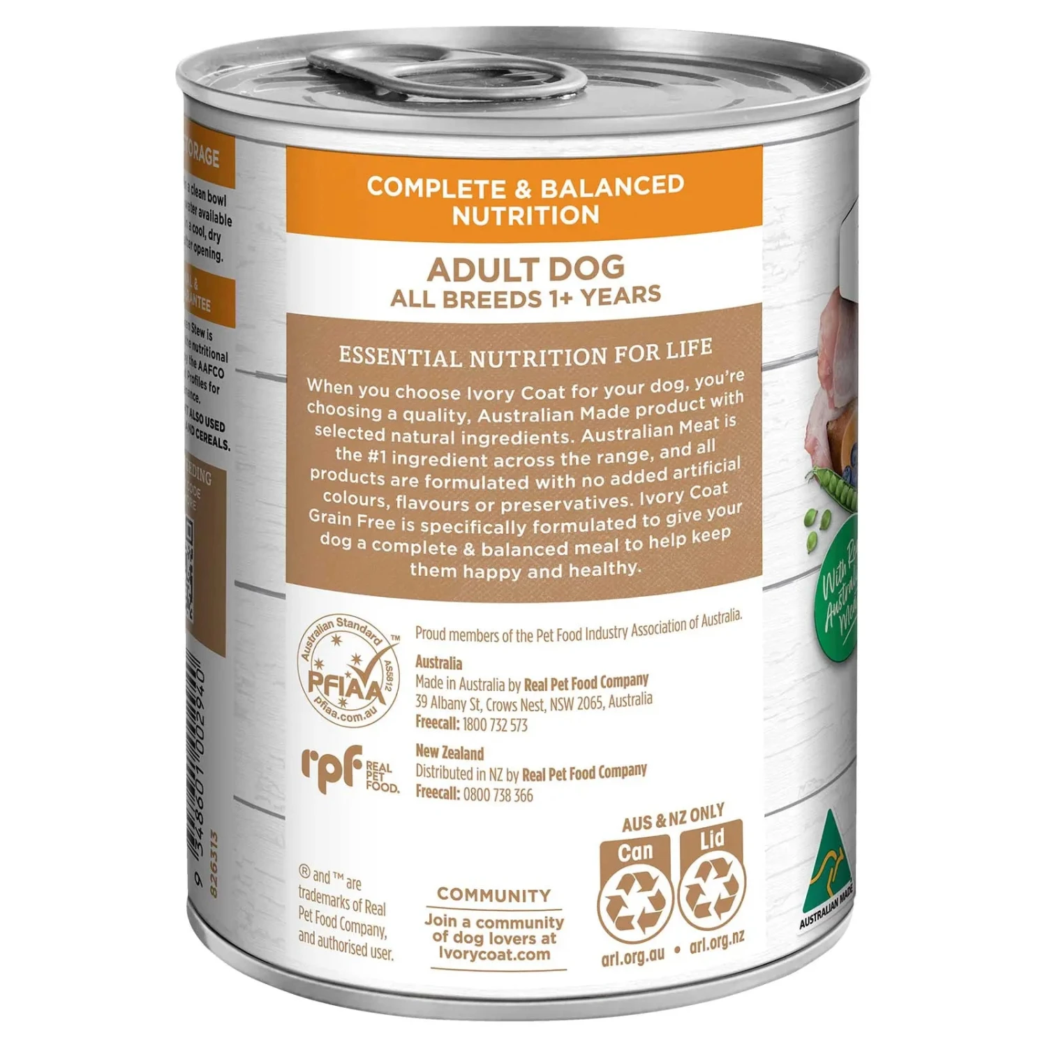 Ivory Coat Grain Free Dog Food Can Adult Chicken Stew 4 Ivory Coat Grain Free Dog Food Can Adult Chicken Stew - Image 2