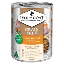 Ivory Coat Grain Free Dog Food Can Adult Chicken Stew