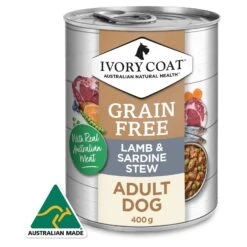 Ivory Coat Grain Free Dog Food Can Adult Lamb & Sardine Stew -Pet Supplies Sales ivory coat grain free dog food can adult lamb sardine stewkellyville pets 782982