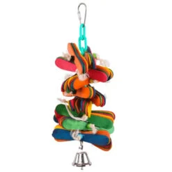 Kazoo Bird Toy Pop Sticks & Bell