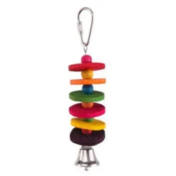 Kazoo Bird Toy Round Chips & Bell