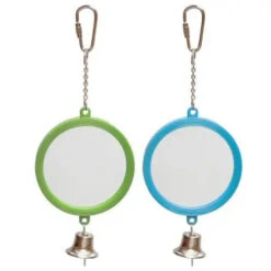 Kazoo Bird Toy Round Mirror With Bell