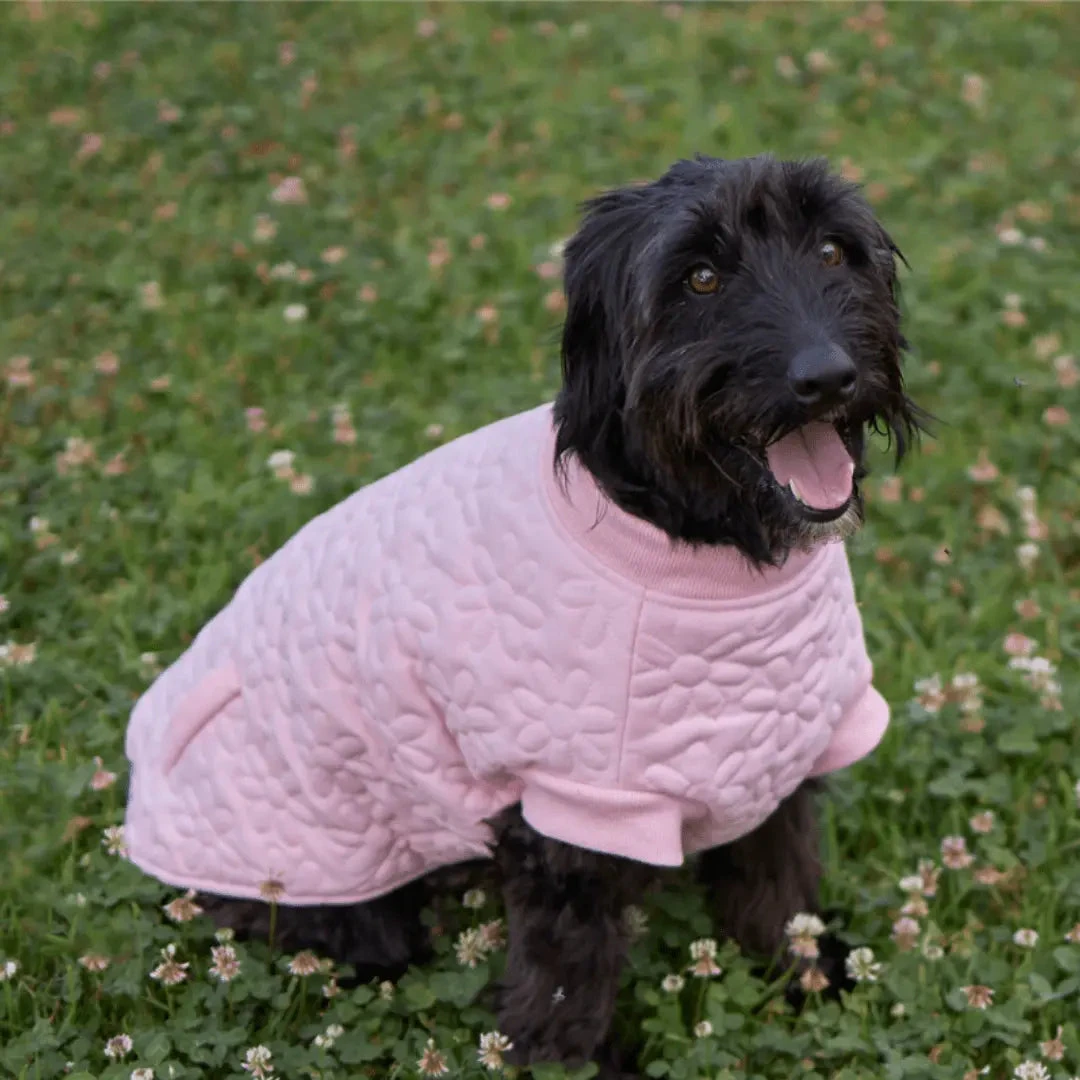 Kazoo Flower Dog Jacket - Pink 4 Kazoo Flower Dog Jacket - Pink - Image 2