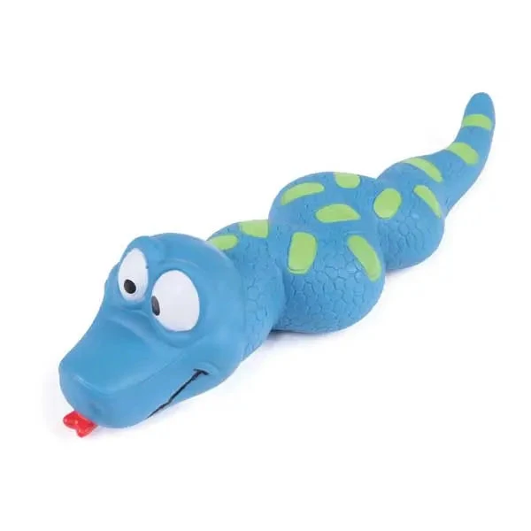 Kazoo Latex Dog Toy Snake 4 Kazoo Latex Dog Toy Snake - Image 2