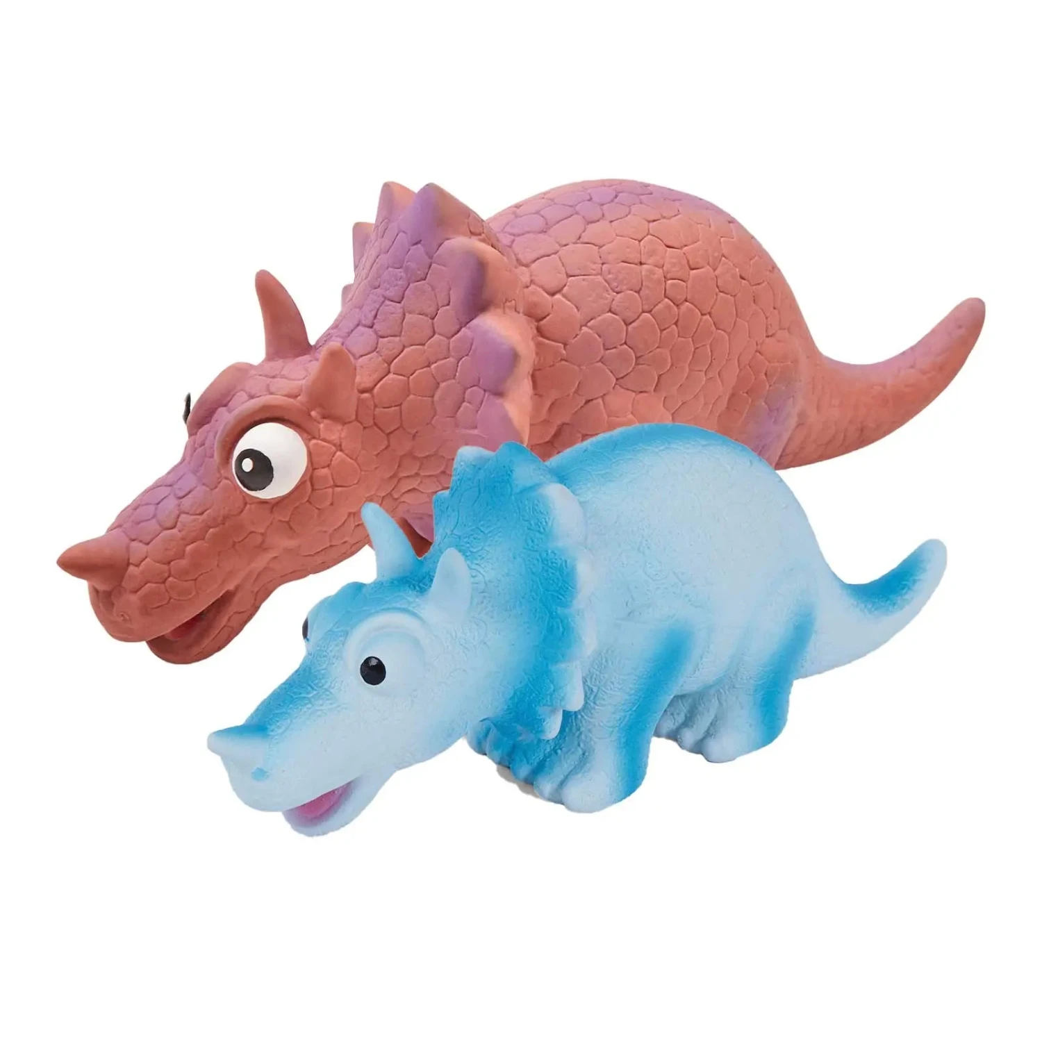 Kazoo Latex Dog Toy Triceratops 3 Kazoo Latex Dog Toy Triceratops