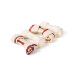 Kazoo Rawhide Knot Bone Dog Treat -Pet Supplies Sales kazoo rawhide knot bone dog treatkellyville pets 919718
