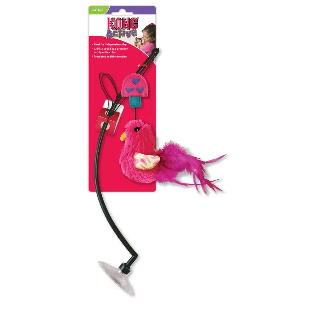 Kong Window Teaser Cat Toy 4 Kong Window Teaser Cat Toy - Image 2