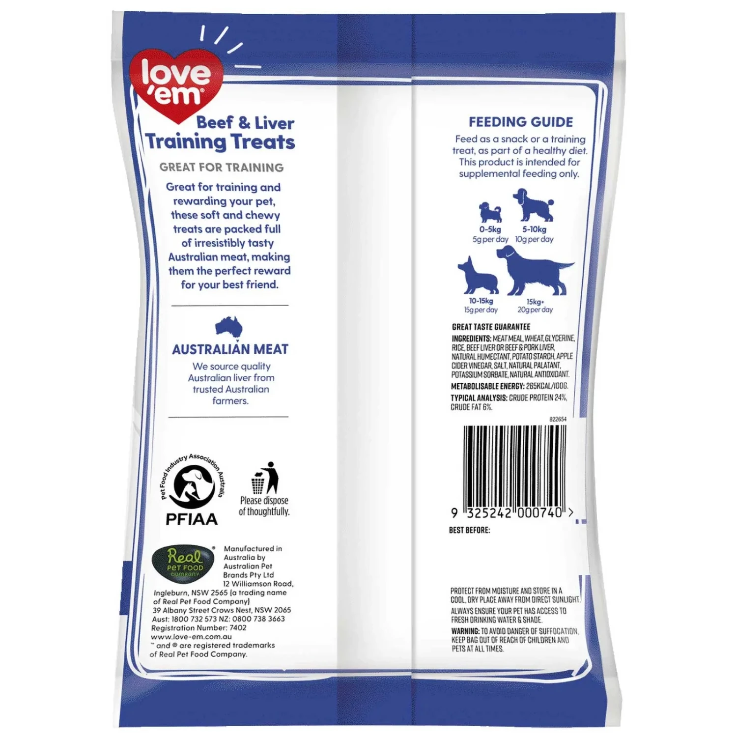 Love'em Beef & Liver Training Dog Treats 4 Love'em Beef & Liver Training Dog Treats - Image 2