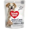 Love'em Joint Care Beef Liver Cookie Dog Treats -Pet Supplies Sales loveem joint care beef liver cookie dog treatskellyville pets 284830