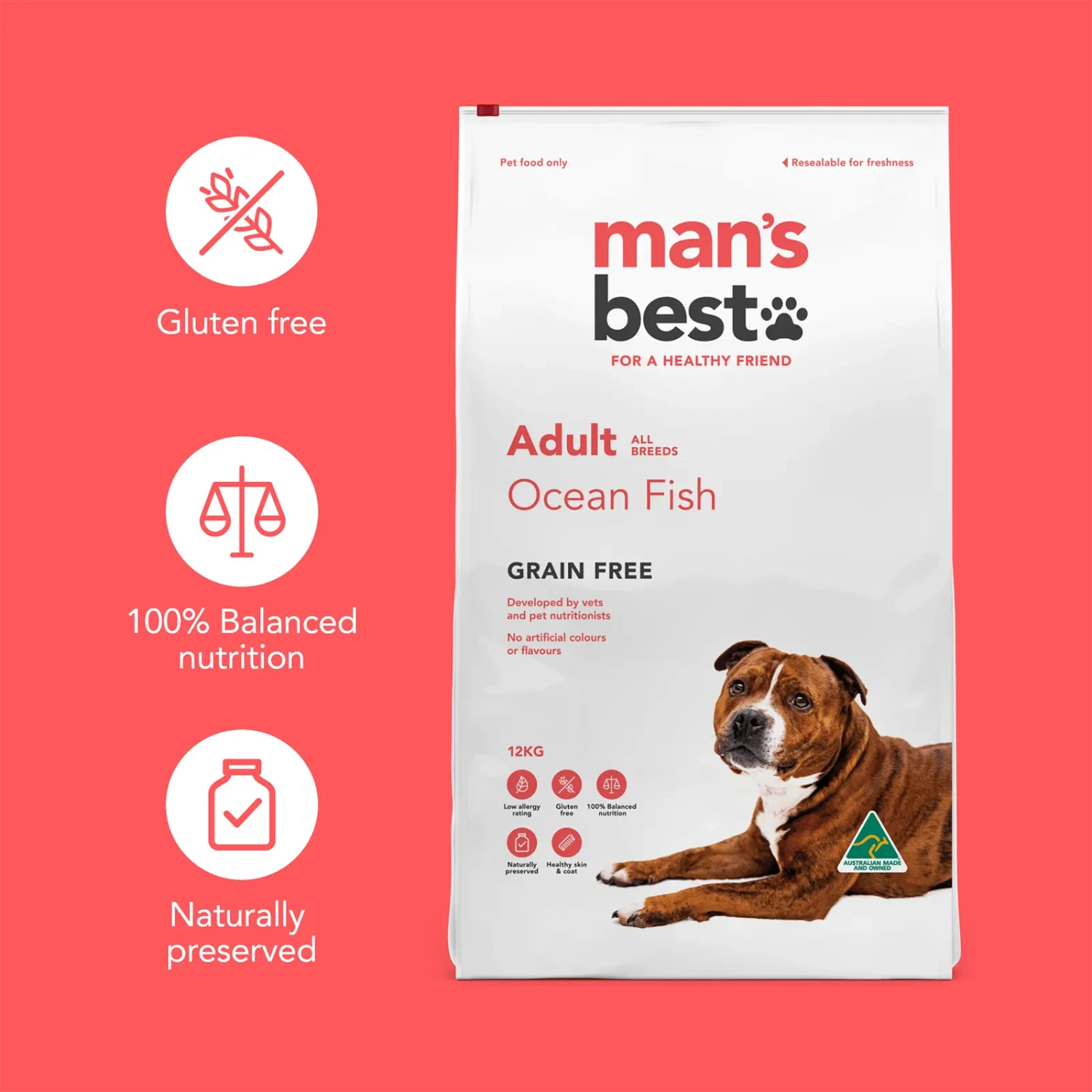 Man's Best Dog Food Adult Ocean Fish 5 Man's Best Dog Food Adult Ocean Fish - Image 3