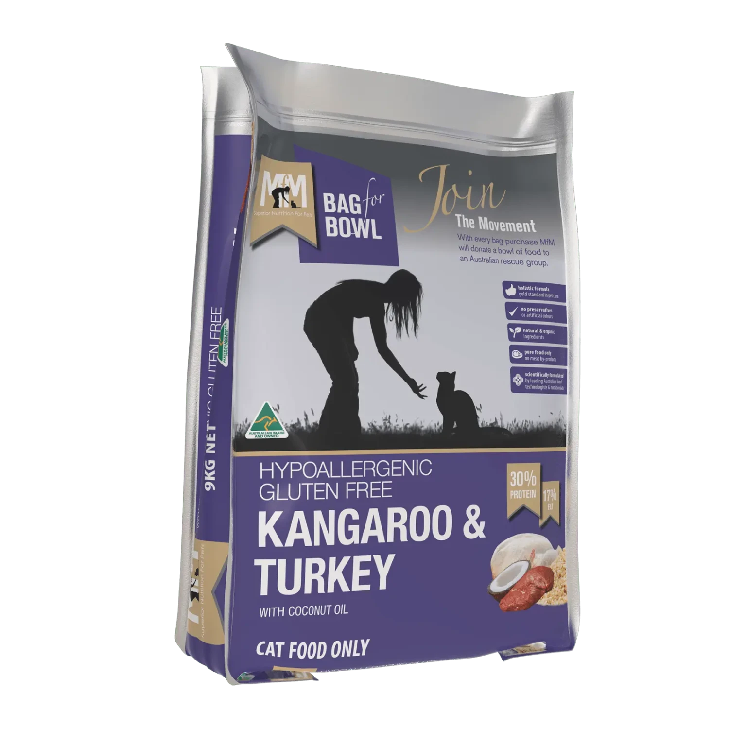 Meals For Meows Cat Food Adult Kangaroo & Turkey 3 Meals For Meows Cat Food Adult Kangaroo & Turkey