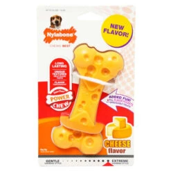 Nylabone Cheese Bone Dog Toy -Pet Supplies Sales nylabone cheese bone dog toykellyville pets 311274