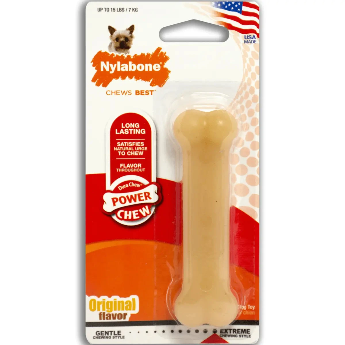 Nylabone Original Bone Dog Toy 3 Nylabone Original Bone Dog Toy