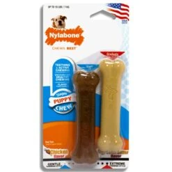 Nylabone Puppy Twin Pack Dog Toy