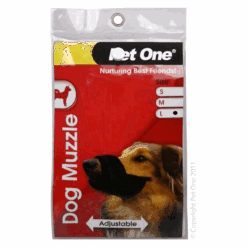 Pet One Adjustable Nylon Dog Muzzle -Pet Supplies Sales pet one adjustable nylon dog muzzlekellyville pets 746955