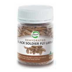 Pisces Dehydrated Soldier Fly Larvae Jar
