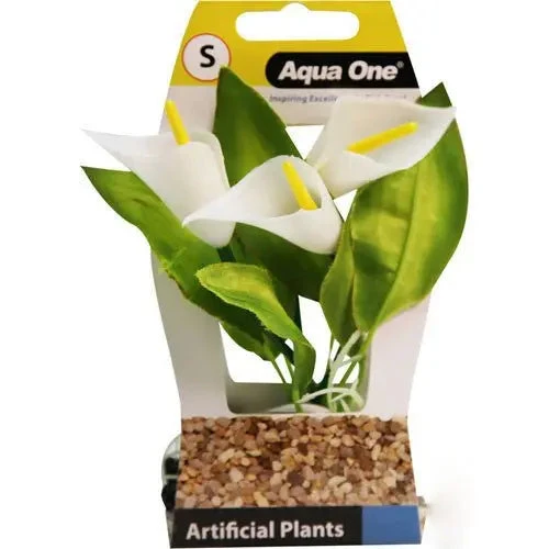 Plastic Plant Calla Lily Small 3 Plastic Plant Calla Lily Small
