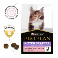 Pro Plan Cat Food Kitten Starter Salmon & Tuna -Pet Supplies Sales pro plan cat food kitten starter salmon tunakellyville pets 667289