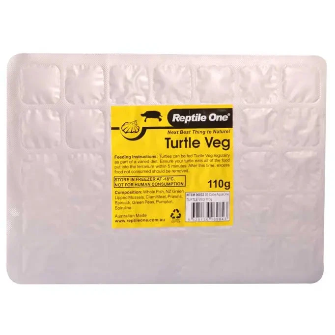Reptile One Frozen Turtle Food Veg 3 Reptile One Frozen Turtle Food Veg