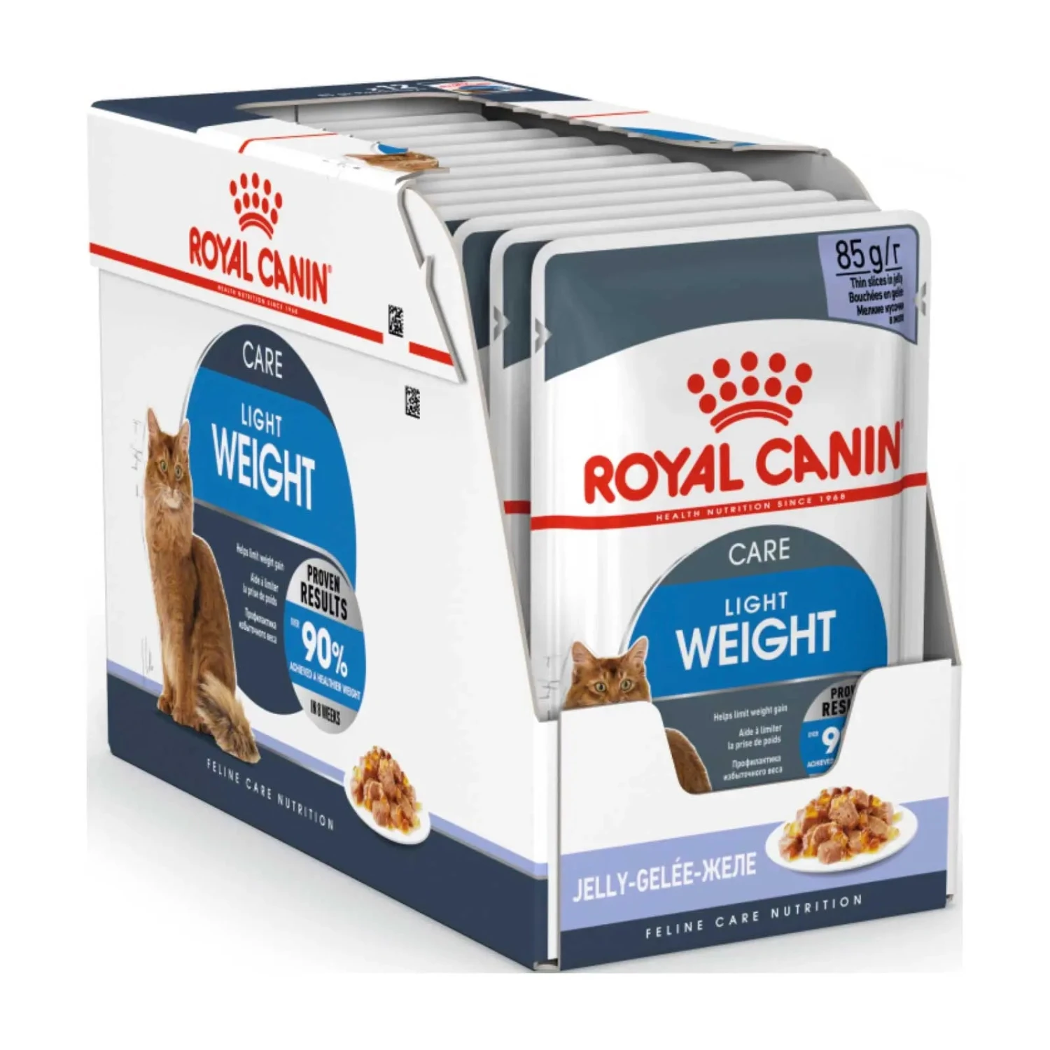 Royal Canin Cat Food Pouch Adult Light Weight In Jelly 4 Royal Canin Cat Food Pouch Adult Light Weight In Jelly - Image 2