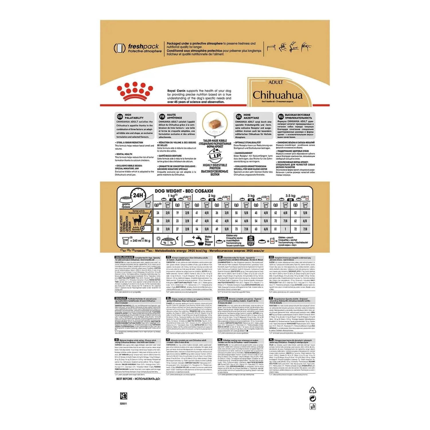 Royal Canin Dog Food Adult Chihuahua 4 Royal Canin Dog Food Adult Chihuahua - Image 2