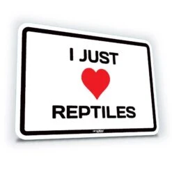 Sticker I Just Love Reptiles