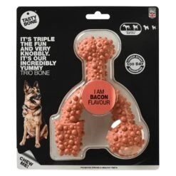 Tasty Bone Nylon Trio Bacon Dog Toy