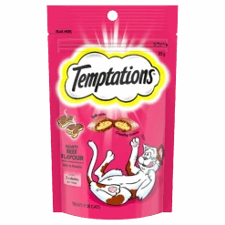 Temptations Hearty Beef Flavour Cat Treats