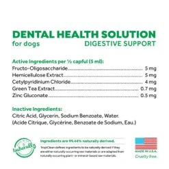 TropiClean Fresh Breath Dental Health Solution For Dogs Plus Digestive Support -Pet Supplies Sales tropiclean fresh breath dental health solution for dogs plus digestive supportkellyville pets 697236