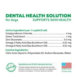 TropiClean Fresh Breath Dental Health Solution For Dogs Supports Skin Health -Pet Supplies Sales tropiclean fresh breath dental health solution for dogs supports skin healthkellyville pets 975922