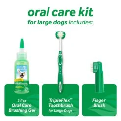 TropiClean Fresh Breath Oral Care Kit For Dogs -Pet Supplies Sales tropiclean fresh breath oral care kit for dogskellyville pets 291269