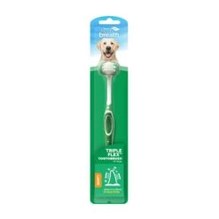 TropiClean Fresh Breath TripleFlex Toothbrush For Dogs -Pet Supplies Sales tropiclean fresh breath tripleflex toothbrush for dogskellyville pets 997831