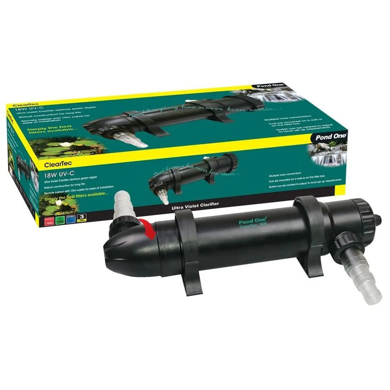 UV Clarifier Aqua One ClearTec 9w 3 UV Clarifier Aqua One ClearTec 9w