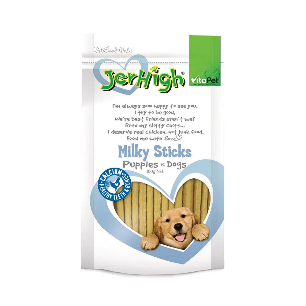 VitaPet JerHigh Milky Sticks Dog Treat 3 VitaPet JerHigh Milky Sticks Dog Treat