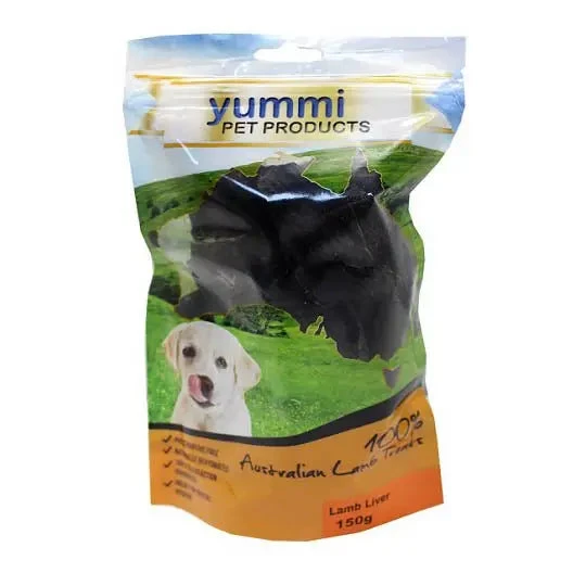 Yummi Lamb Liver Dog Treat 3 Yummi Lamb Liver Dog Treat