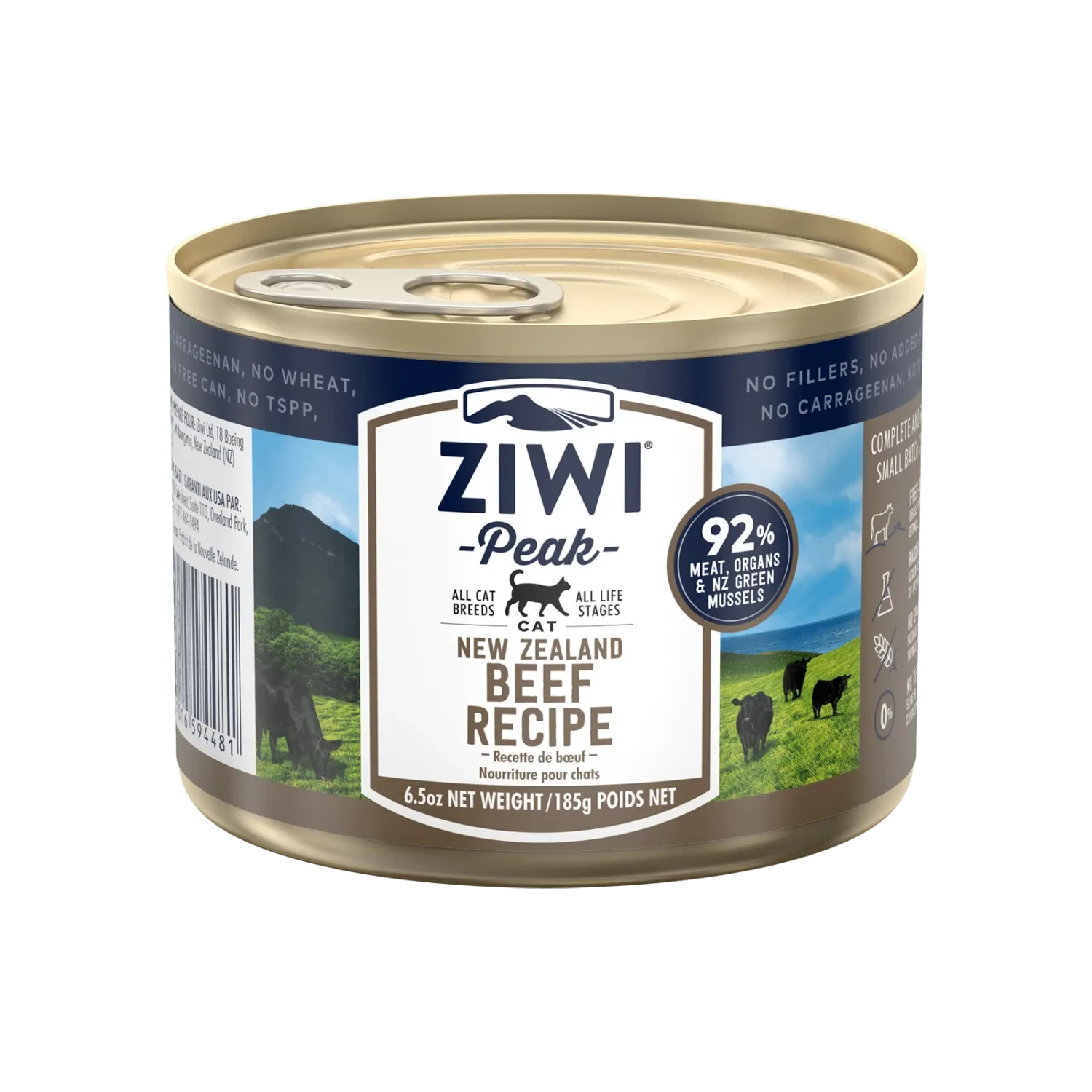 Ziwi Peak Cat Food Can Beef 3 Ziwi Peak Cat Food Can Beef